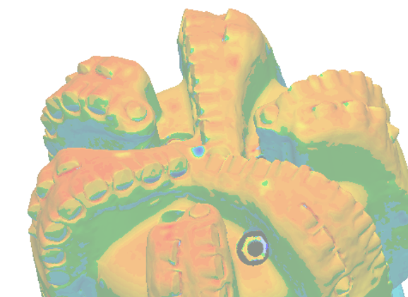 PDC bit color-map analysis
